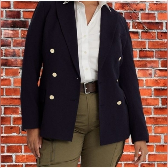 Ralph Lauren old money linen luxury double breasted preppy blazer academia 14W - Picture 6 of 11